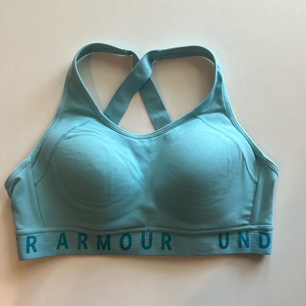 Under Armour Sports Bra Light Blue M